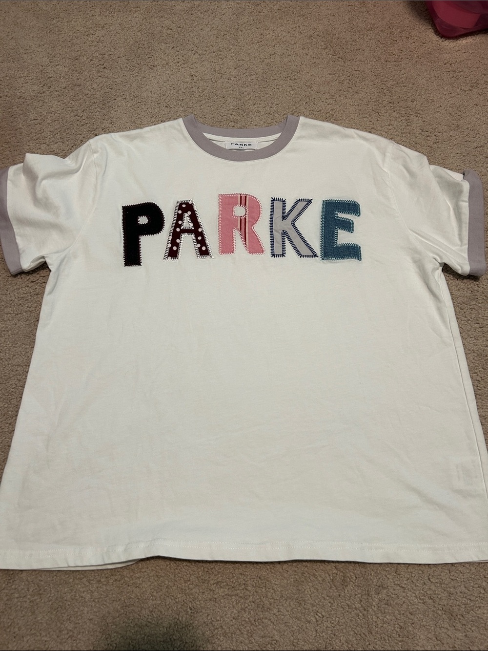 PARKE patchwork logo Tshirt